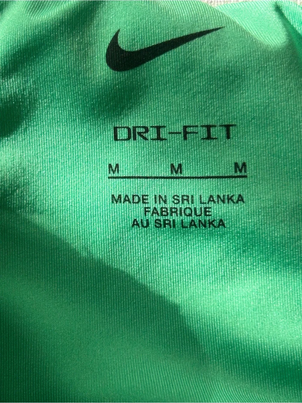 Nike Dri-FIT Tempo Running Shorts Aqua Green Smocked Waist Size Medium
